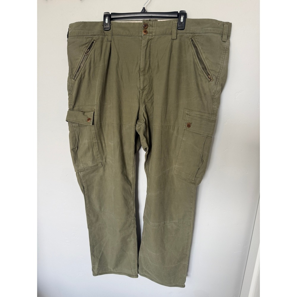 Polo Ralph Lauren Mens 46Bx32 Surplus Army Green Stretch Classic Fit Cargo Pants